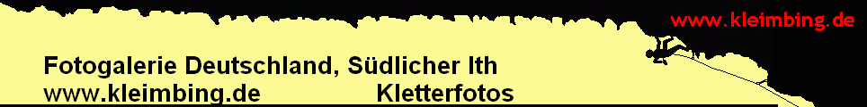 Fotogalerie Deutschland, Sdlicher Ith 
      www.kleimbing.de                Kletterfotos