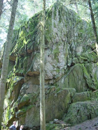 Der Ochsenfels bei Waldkirchen im unteren Bayerischen Wald