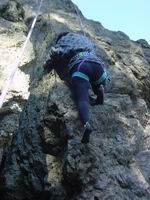 Ute im Karepfeiler, 5-, am Torfels