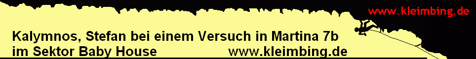 Kalymnos, Stefan bei einem Versuch in Martina 7b  
   im Sektor Baby House                  www.kleimbing.de